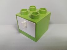 Lego Duplo komód matt zöld 