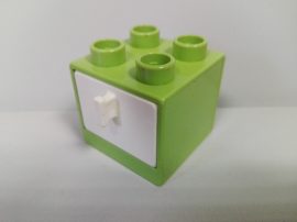 Lego Duplo komód matt zöld 