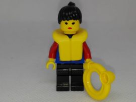 Lego Town Figura - Parti Őr Nő Lány  (res010)