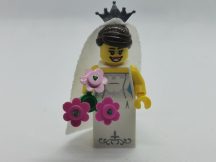 Lego Minifigura - Menyasszony (col100)