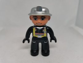 Lego Duplo Ember - Tűzoltó (keze fekete) 