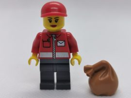 Lego Town Figura - Postás (post011) RITKA