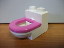 Lego Duplo Wc fehér-rózsaszín ( ! )