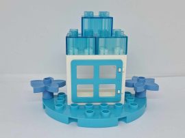 Lego Duplo ablak - Téli világ - ablak virággal
