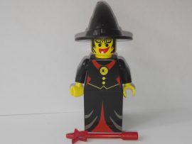Lego Castle figura - Fright Knights - Witch piros varázspálcával (cas215)