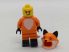 Lego Minifigura - Róka lány (col355)