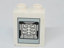 Lego képeskocka - csontváz, röntgen (matricás)
