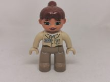 Lego Duplo ember - zoo lány (keze bézs)