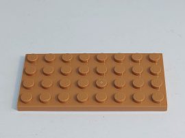 Lego Alaplap 4*8 (közép barna)