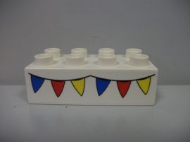 Lego Duplo képeskocka zászló