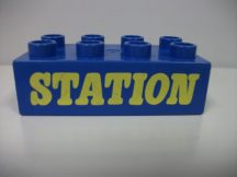 Lego Duplo képeskocka - station (karcos)