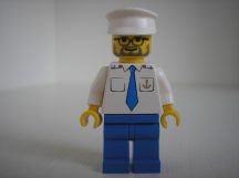 Lego Town City figura - Hajó kapitány (boat009)