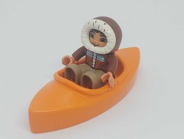 Lego Duplo Kenu + eszkimo (kopott)