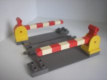 Lego Duplo átjáró (szürke) + 2 sorompó 