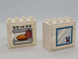 Lego Duplo sütő + tükör csomag (karcos,sárgult)