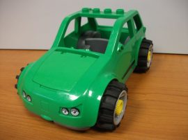 Lego Duplo Autó (zöld) kerekei lecsavarozhatóak !