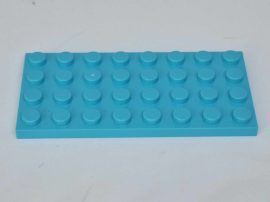 Lego Alaplap 4*8 (azúr kék)