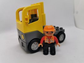 Lego Duplo Autó (sárga) Figurával
