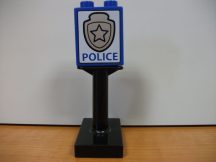 Lego Duplo képeskocka + talp (police) 