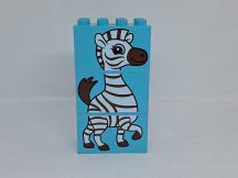 Lego Duplo képeskocka - zebra elem 10885-ös szettből