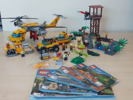 LEGO City - 60162 - LEGO City Dzsungel utánpótlás-szállító helikopter (katalógussal) D.