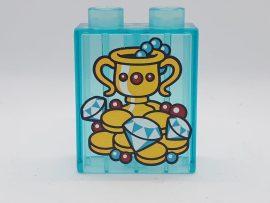 Lego Duplo képeskocka - kincs átlátszó