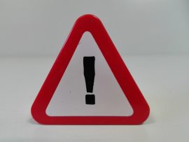 Lego Duplo képeskocka - közlekedési tábla 