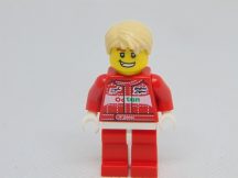 Lego Minifigura - Autóversenyző (col040)