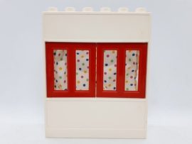 Lego Duplo ablakos fal elem függönnyel