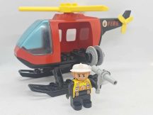 Lego Duplo Tűzoltó helikopter figurával
