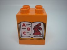   Lego Duplo képeskocka - könyv (abc, nyuszi) (hátulján van egy lyuk)