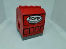 Lego Duplo Cargo Vonat elem raklappal