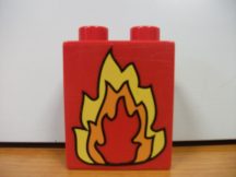 Lego Duplo képeskocka - tűz (karcos)