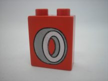 Lego Duplo képeskocka - kerék, gumi (karcos)