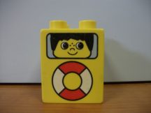 Lego Duplo képeskocka 2*2 - gyerek (karcos)