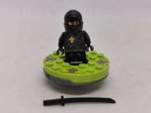 Lego figura Ninjago - Cole fekete karddal (njo006) + spinner