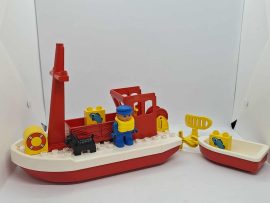 Lego Duplo - Halászhajó 2643 RITKASÁG (1 figura, kabintető nélkül)