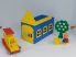 Lego Fabuland - Blondi a malac taxi állomása 338 (matrica hiányos) katalógussal
