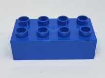 Lego Duplo 2*4 kocka (s.kék)