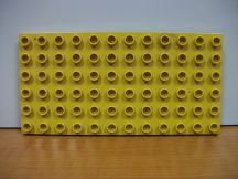 Lego Duplo Alaplap 6*12 (mustársárga) 