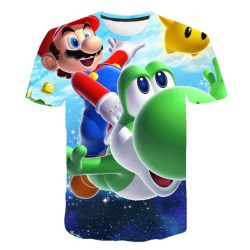 Gyerek 3D póló Super Mario 120 méret Gyerek 3D póló Super Mario 120 méret