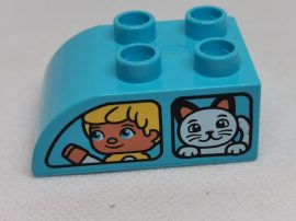 Lego Duplo Képeskocka - gyerek, cica (karcos)