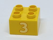 Lego Duplo Képeskocka - Szám 3