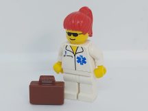 Lego City figura - doktornő (doc015)