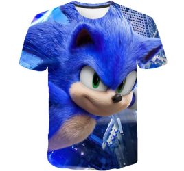 Gyerek 3D póló Sonic 120 méret Gyerek 3D póló Sonic 120 méret