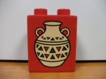 	 Lego Duplo képeskocka - váza (karcos)