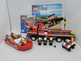  Lego City - Off-road tűzoltó és motorcsónak 7213 (katalógussal, matrica hiány)