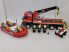  Lego City - Off-road tűzoltó és motorcsónak 7213 (katalógussal, matrica hiány)
