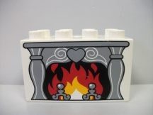 Lego Duplo képeskocka - kandalló (karcos)