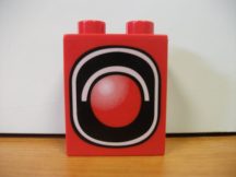 Lego Duplo képeskocka - jelzőlámpa (karcos)